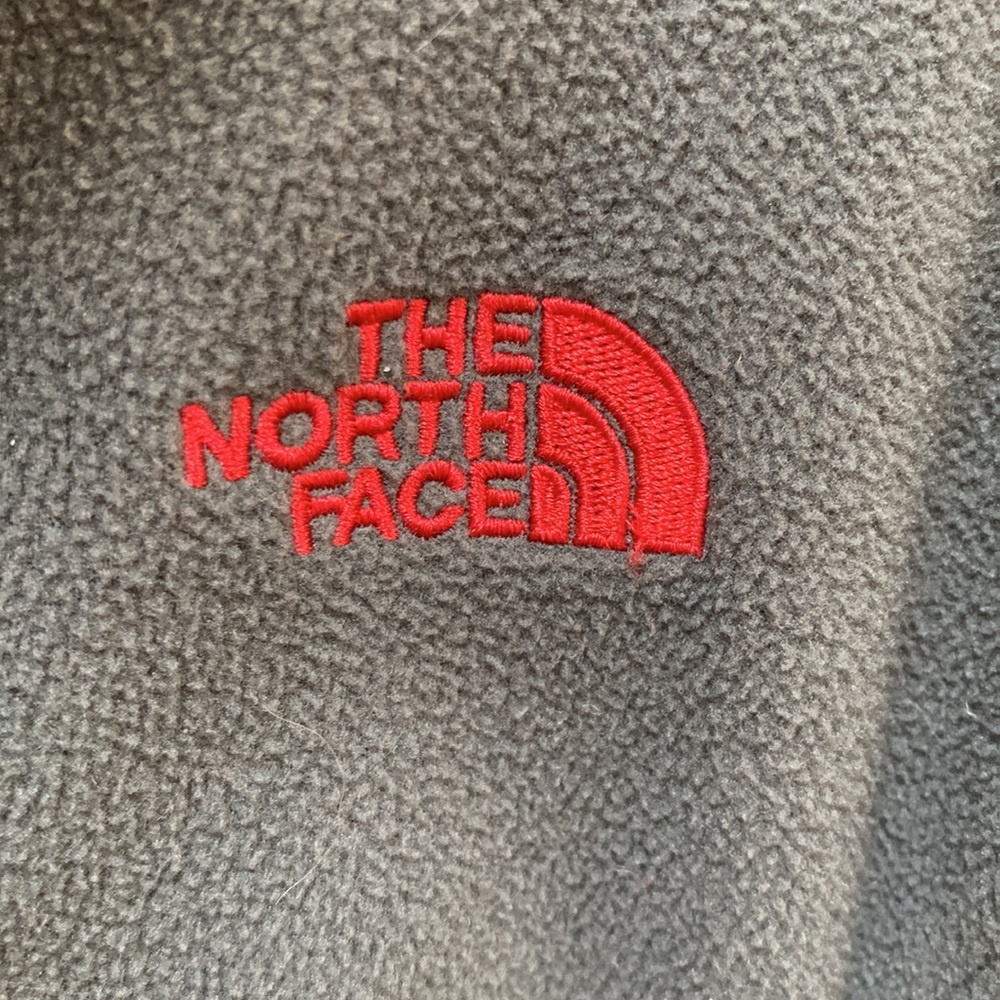 The north face boys grey fleece jacket size xl front pockets - Picture 3 of 5
